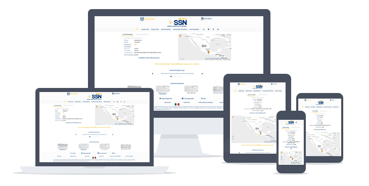 Vistazo a la página web