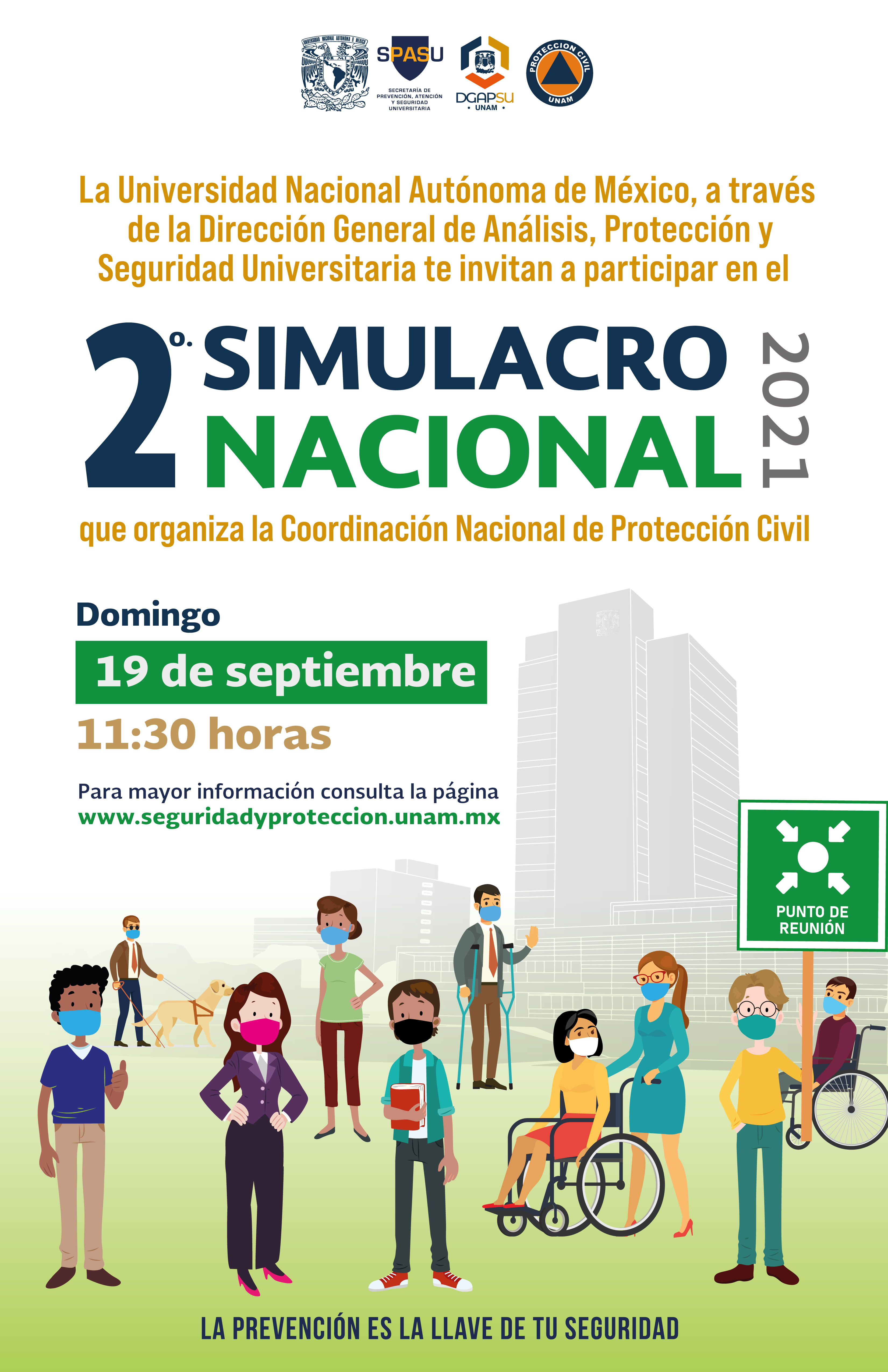 #SimulacroNacional