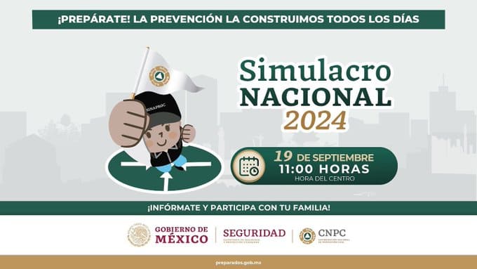 #SimulacroNacional2024